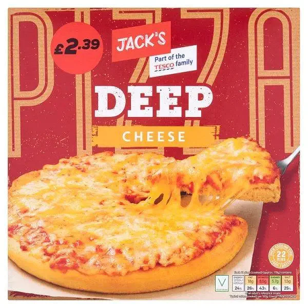 Jacks Deep Cheese 386g (Case of 7 )