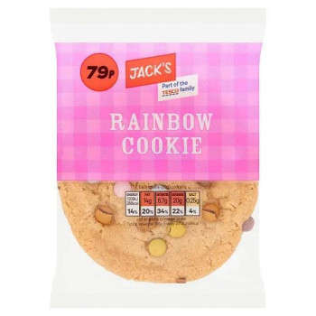 Jack's Rainbow Cookie 60g (Case of 12) Jack's Rainbow Cookie 60g (Case of 12)