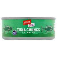 Jack's Tuna Chunks in Brine 145g (Case of 12)