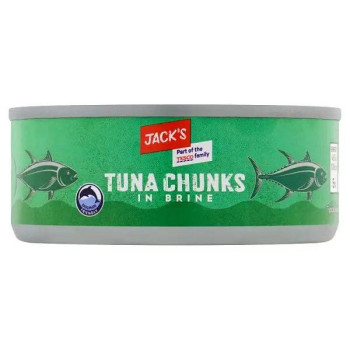 Jack's Tuna Chunks in Brine 145g (Case of 12)