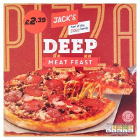Jacks Deep Meat Feast 386g (Case of 7)