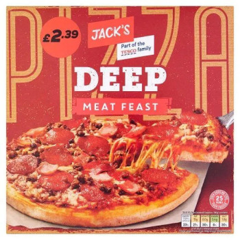 Jacks Deep Meat Feast 386g (Case of 7)