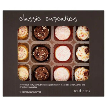 Lichfields 12 Classic Cupcakes (Case of 12) Lichfields 12 Classic Cupcakes (Case of 12)