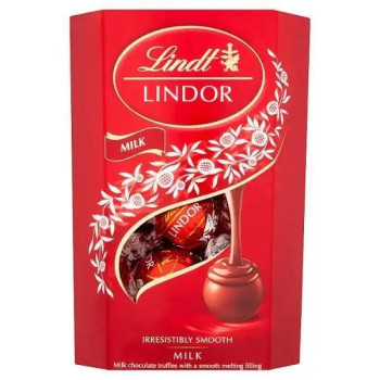 Lindt Lindor Milk Chocolate Truffles Box 200g (Case of 8) Lindt Lindor Milk Chocolate Truffles Box 200g (Case of 8)