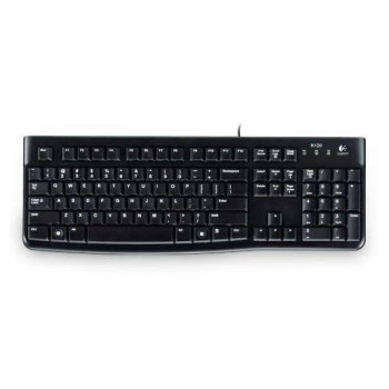 Logitech K120 Wired Keyboard, USB, Low Profile, Quiet Keys, OEM