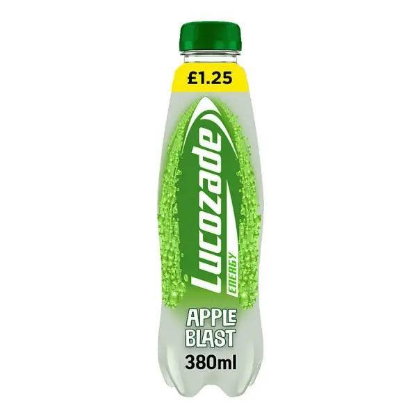 Lucozade Energy Drink Apple Blast 380ml (Case of 12)
