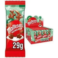 Maltesers Mint Reindeer Chocolate Christmas 29g (Case of 32)