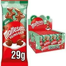 Maltesers Mint Reindeer Chocolate Christmas 29g (Case of 32)