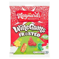 Maynards Bassetts Wine Gums Frosted Sweets Bag 165g (Case of 12)