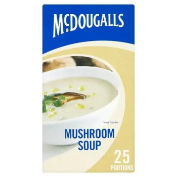 McDougalls Mushroom Soup 25 Portions 357g McDougalls Mushroom Soup 25 Portions 357g