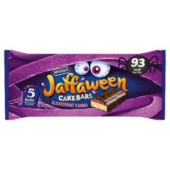 McVitie's Jaffaween Blackcurrant Cake Bar Multipack 5 x24.4g, 122g (Case of 12)
