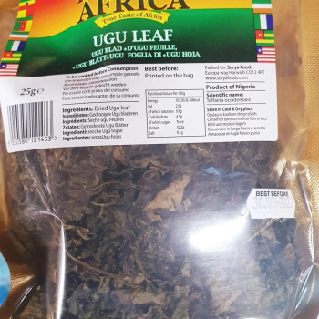 Mother Africa Okazi leaves (Afang Leaf) 25g