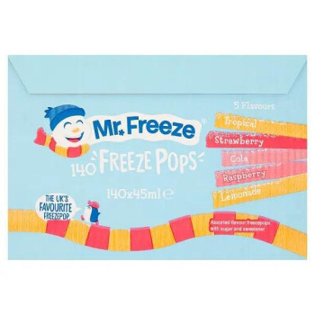 Mr. Freeze Freeze Pops 140 x 45ml (Case of 140)