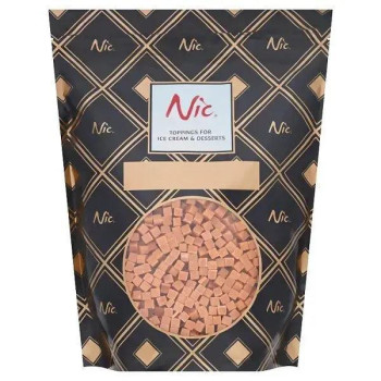 Nic Luxury Toppings Caramel Mini Fudge Cubes 1kg