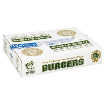 Paragon Wholebeef Halal Burgers 48 x 56g (2.68kg)