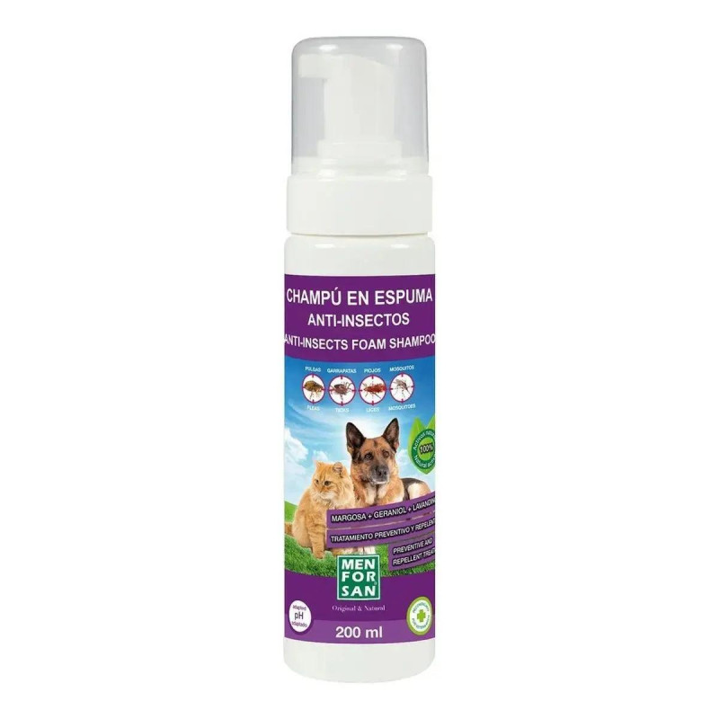 Pet shampoo Men for San Foam Insect repellant 200 ml