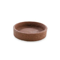 Pidy tartlet round choco 8cm 36pk (Case of 1)