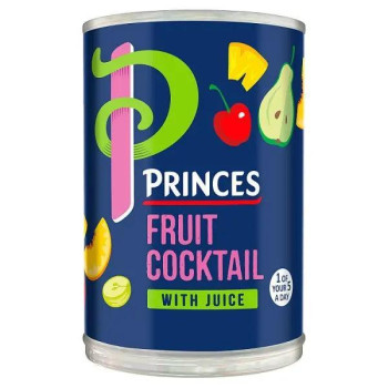 Princes Fruit Cocktail with Juice 410g (Case of 6) Princes Fruit Cocktail with Juice 410g (Case of 6)