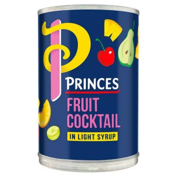 Princes Fruit Cocktail in Light Syrup 410g (Case of 6) Princes Fruit Cocktail in Light Syrup 410g (Case of 6)