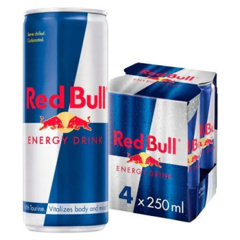 Red Bull Energy Drink, 250ml PMP - 4 Pack (Case of 6) Red Bull Energy Drink, 250ml PMP - 4 Pack (Case of 6)