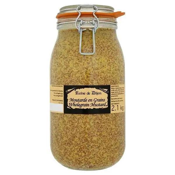 Reine de Dijon Wholegrain Mustard 2.1kg Reine de Dijon Wholegrain Mustard 2.1kg