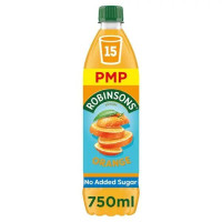 Robinsons Orange No Added Sugar Squash PMP 750ml (Case of 12)