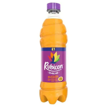 Rubicon Sparkling Passion Fruit Juice Drink 500ml (Case of 12)