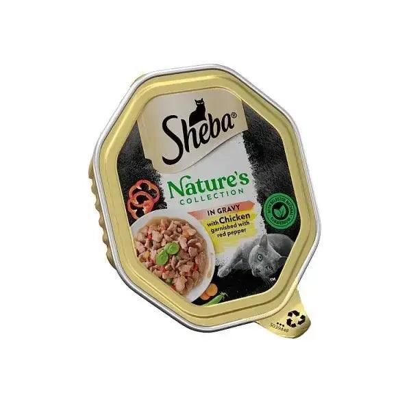 Sheba Natures Collection Cat Food Tray Chicken & Red Pepper in Sauce 85g (Case of 22) Sheba Natures Collection Cat Food Tray Chicken & Red Pepper in Sauce 85g (Case of 22)