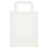 Small White Takeaway Bags 100's