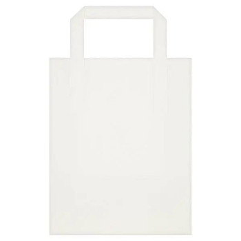 Small White Takeaway Bags 100's