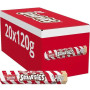 Smarties Candy Cane Milk Chocolate Giant Tube 120g (Case of 20)