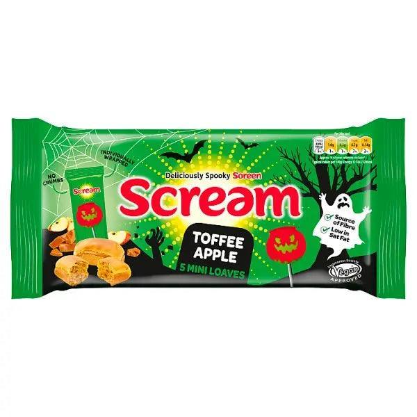 Soreen Scream Toffee Apple Mini Loaves, Halloween Snack Bars 5 x 30g (Case of 8) Soreen Scream Toffee Apple Mini Loaves, Halloween Snack Bars 5 x 30g (Case of 8)