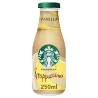 Starbucks Frappuccino Vanilla Flavoured Milk Iced Coffee 250ml (Case of 8)