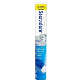 Steradent Active Plus 30 Tablets (Case of 12)
