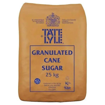 Tate & Lyle Granulated Cane Sugar 25kg
