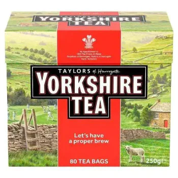 Taylors of Harrogate Yorkshire Tea 80 Tea Bags (Case of 5) Taylors of Harrogate Yorkshire Tea 80 Tea Bags (Case of 5)