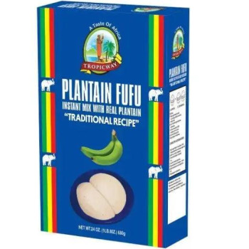 Tropicway Plantain Fufu 681g (24 Pcs in a Case)