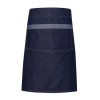 Waist Apron Contrast Denim Waist Apron