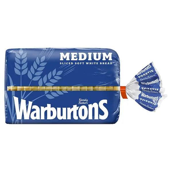 Warburtons Medium Sliced Soft White Bread 400g Warburtons Medium Sliced Soft White Bread 400g