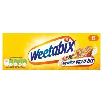 Weetabix 12 Pack (Case of 10) Low in sugar and salt
