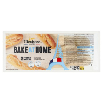 Menissez Bake at Home 2 French Baguettes 300g (5 x 4x2s)