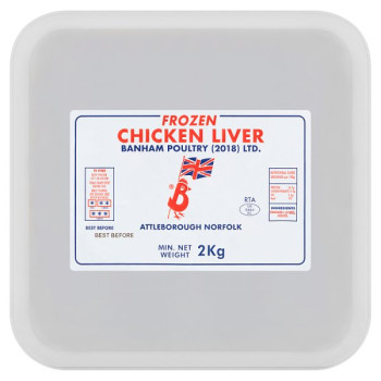 Banham Frozen Chicken Liver 2kg (1 x 2kg)