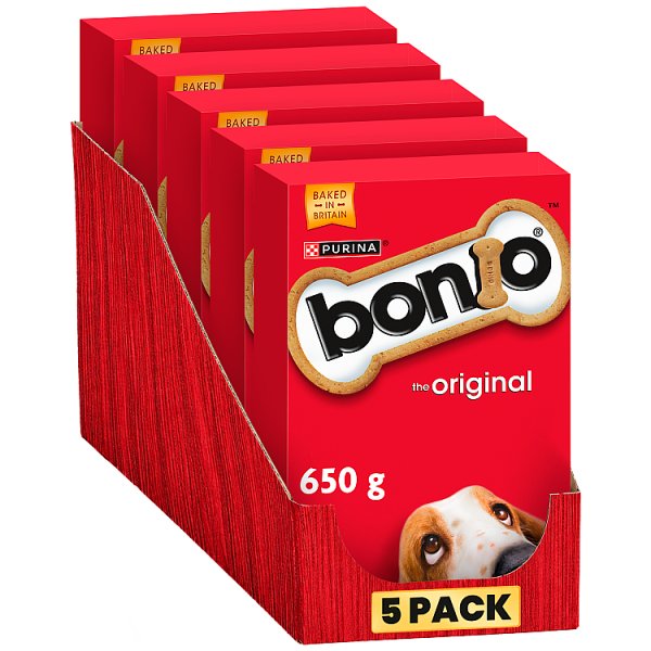 BONIO Original Dog Biscuits 650g (5 x 650g)