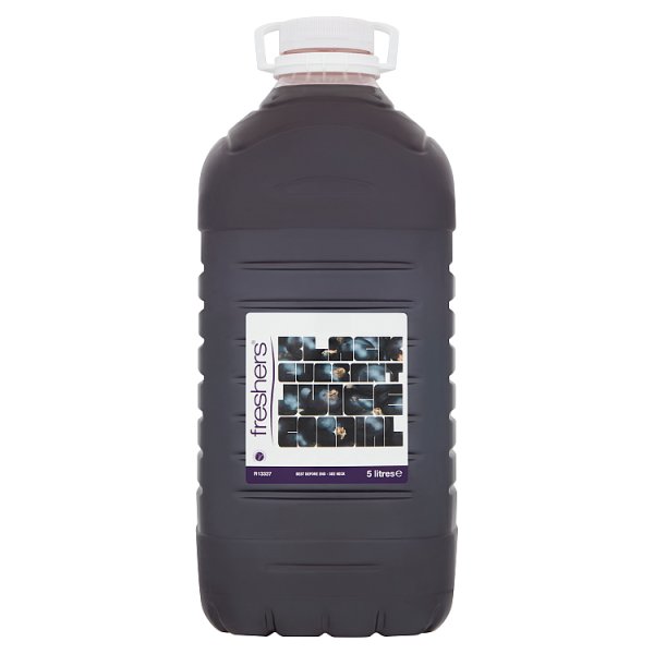Freshers Blackcurrant Juice Cordial 5 Litres (1 x 5ltr)