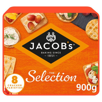 Jacob's The Selection 8 Cracker Varieties 900g (1 x 900g)