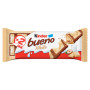Kinder Bueno White Chocolate & Hazelnut Wafer Biscuit Snack Bar 39g (30 x 39g)