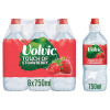Volvic Touch of Fruit Low Sugar Strawberry Natural Flavoured Water 6 x 750ml (6 x 750ml)