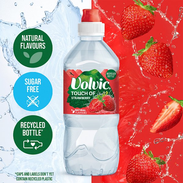 Volvic Touch of Fruit Low Sugar Strawberry Natural Flavoured Water 6 x 750ml (6 x 750ml)