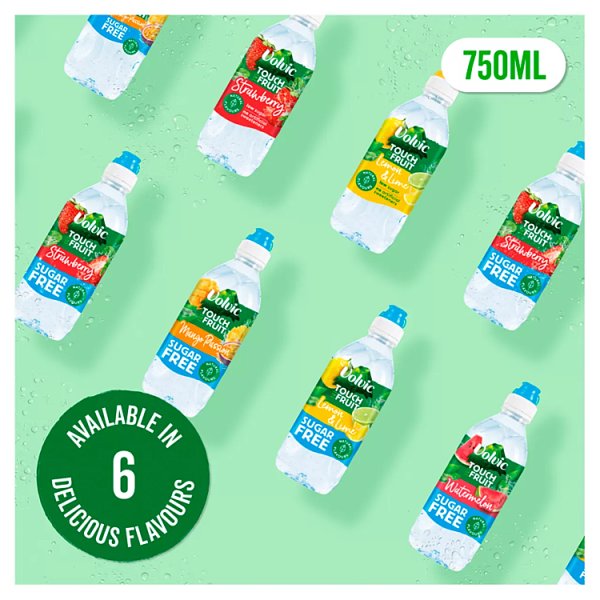 Volvic Touch of Fruit Lemon & Lime Still Flavoured Water 750ml (6 x 750ml)
