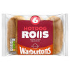 Warburtons 6 Soft & Sliced Hotdog Rolls (1 x 6s)